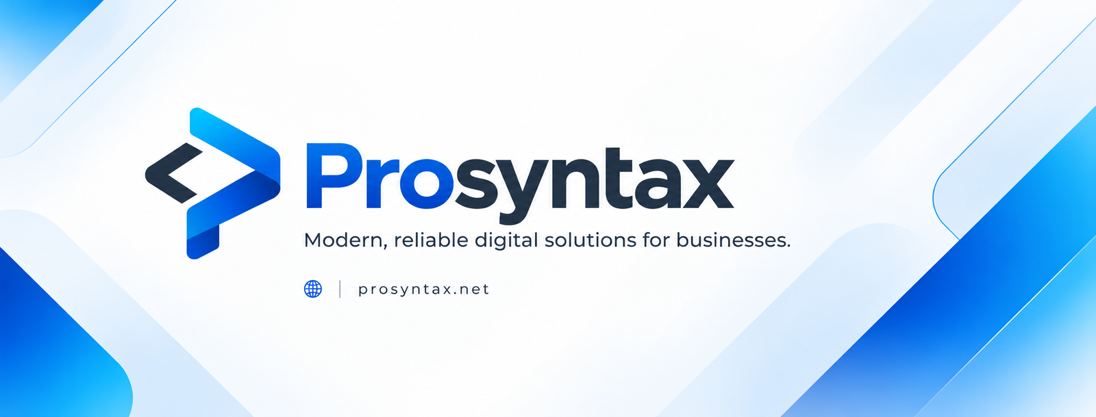 Prosyntax — Modern, reliable digital solutions for businesses. prosyntax.net